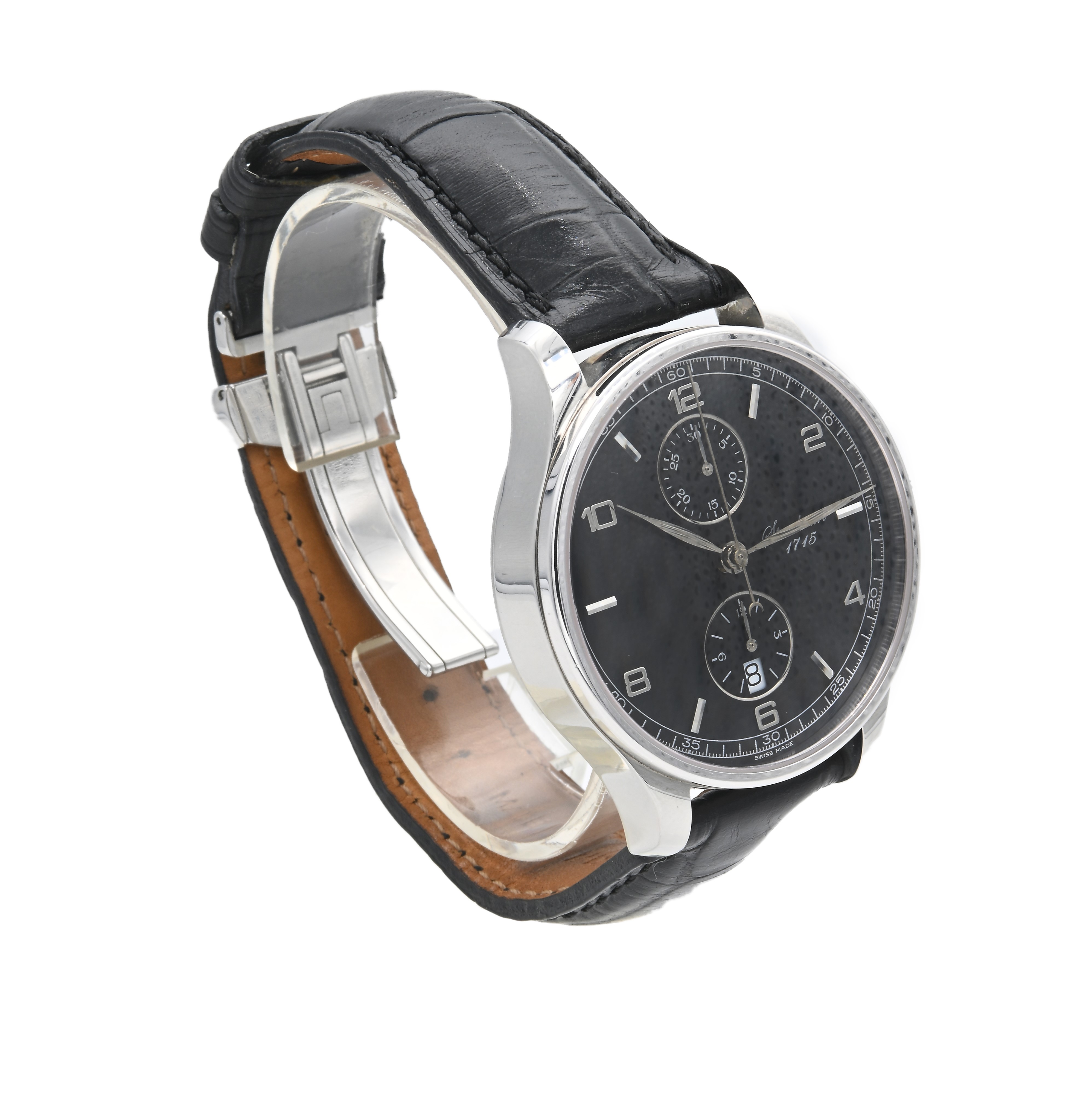 Stradivari 1715 - Orologio Cronografo con datario da polso da uomo a carica manuale in acciaio. M...