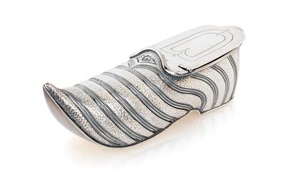 Contenitore a Forma di Scarpa in Argento 925/000, G. Vavassori