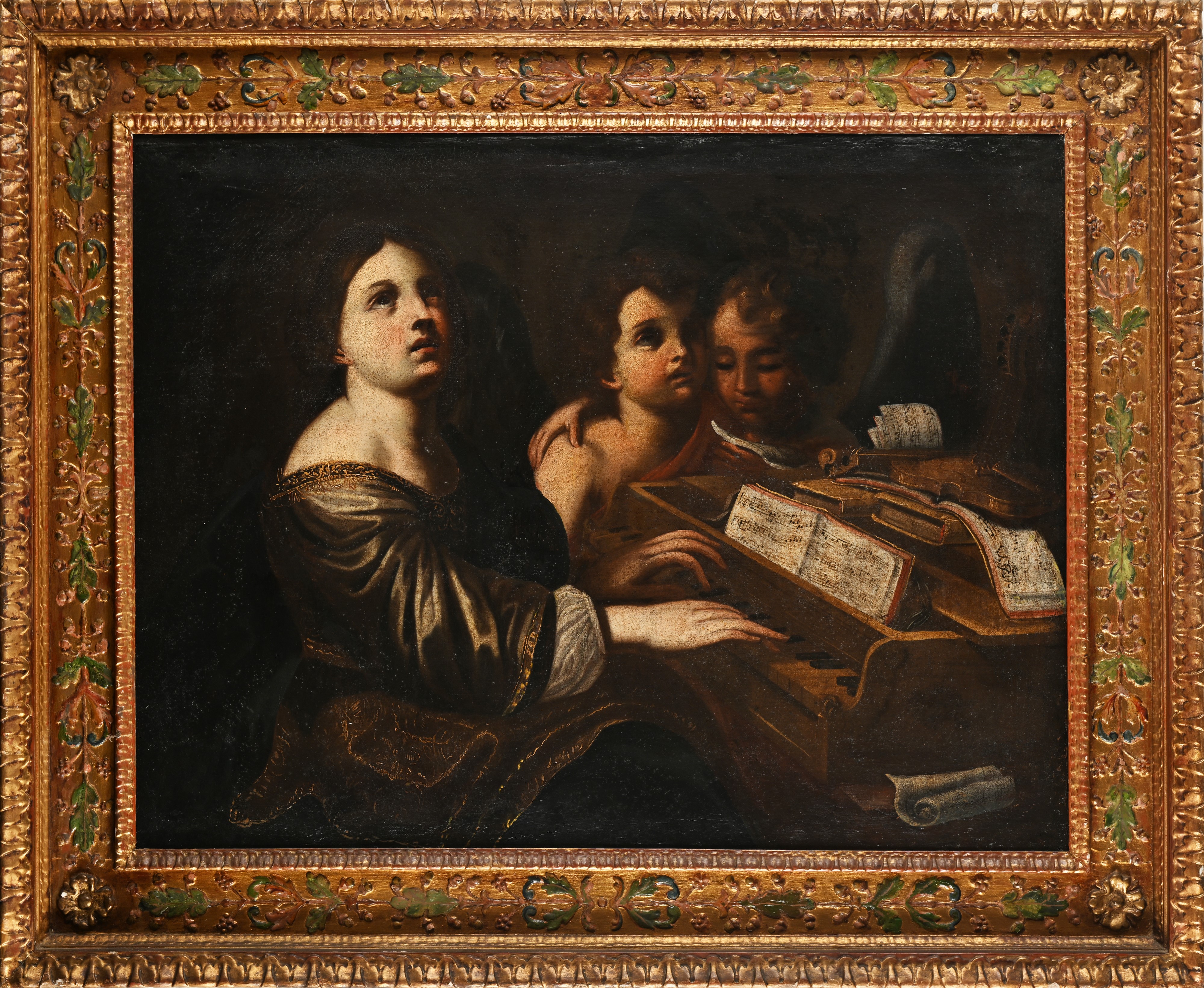 Scuola Romana del XVII Secolo - Santa Cecilia