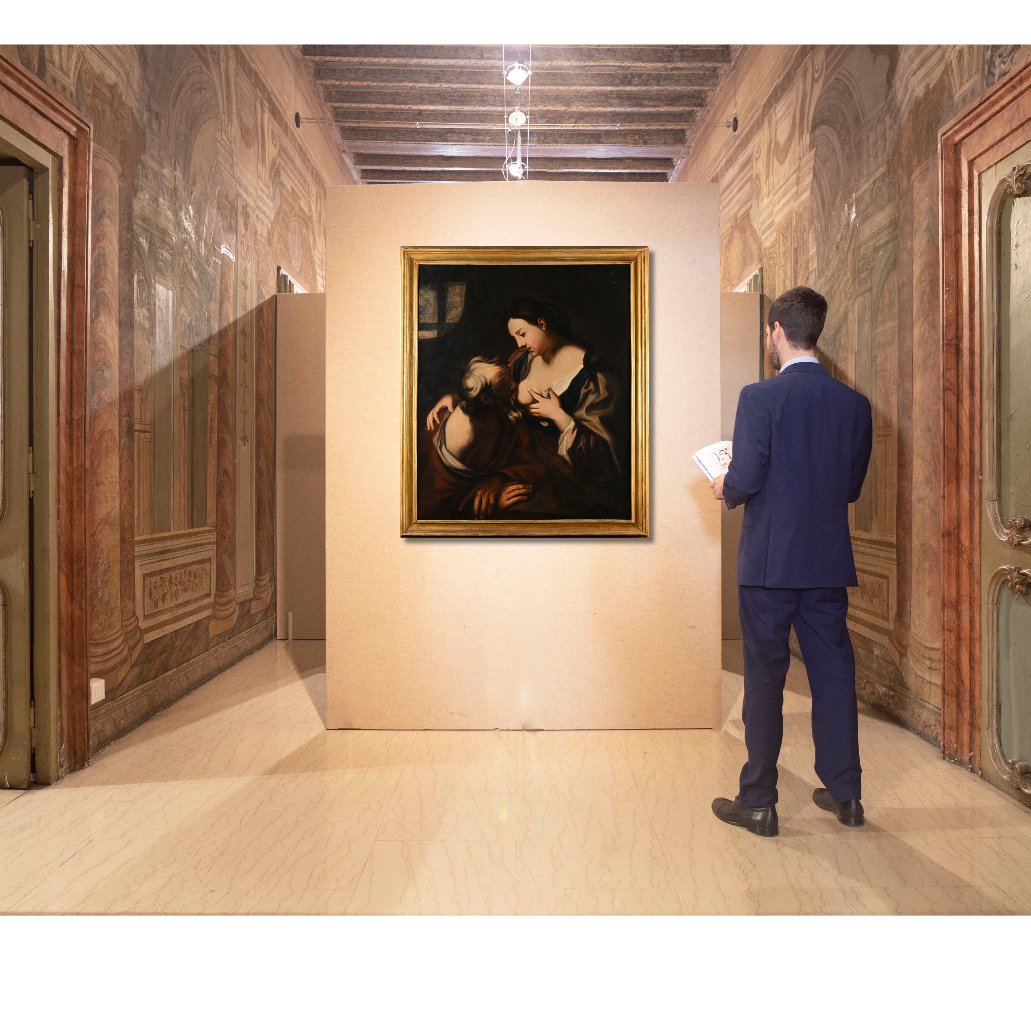 Scuola Italiana del XIX Secolo - Carità Romana