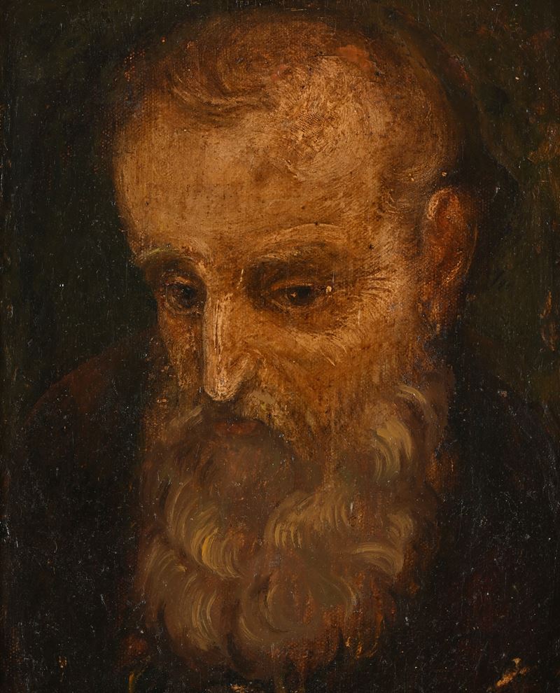 Scuola Italiana del XIX Secolo - Ritratto di Uomo con Barba