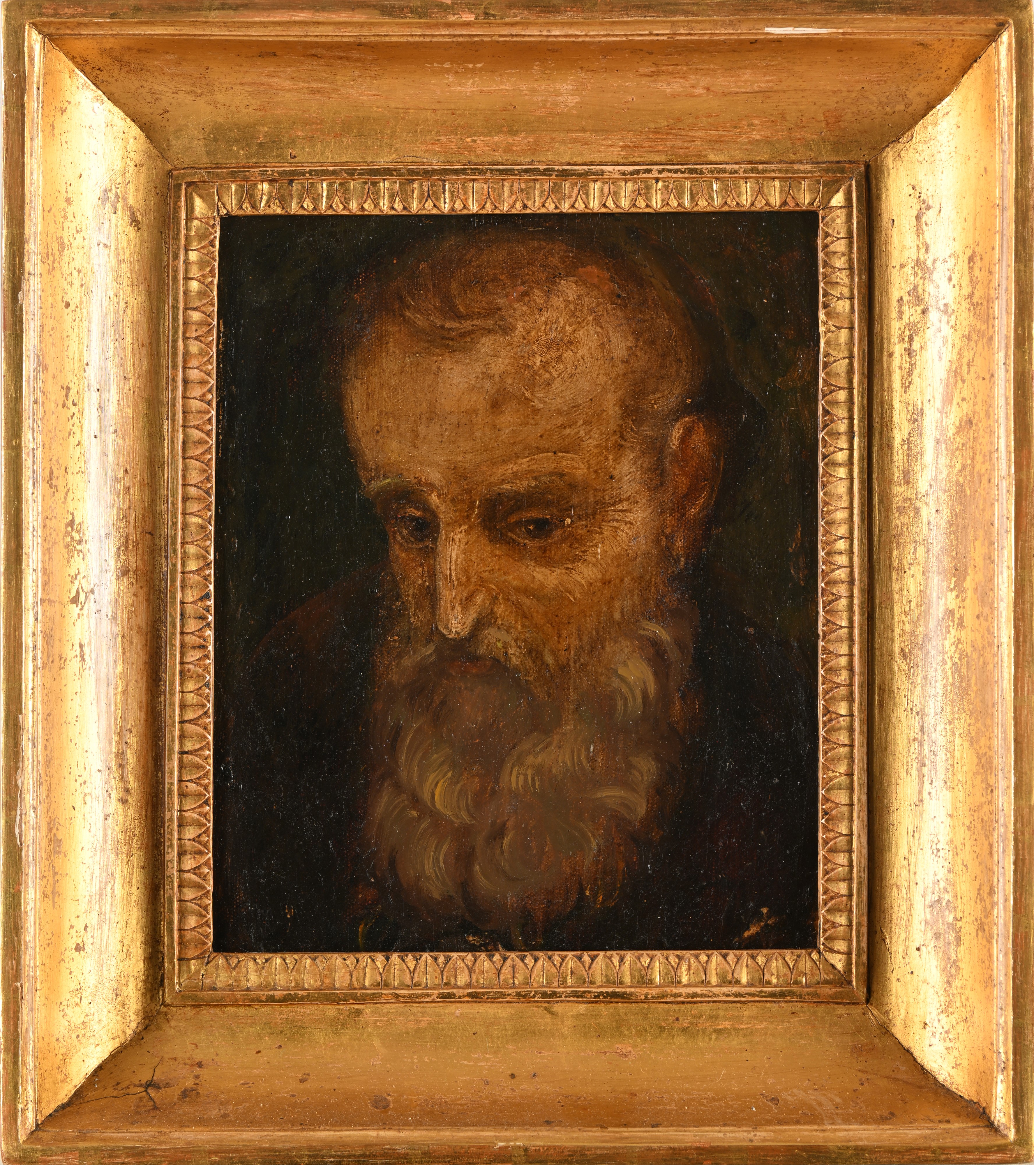 Scuola Italiana del XIX Secolo - Ritratto di Uomo con Barba