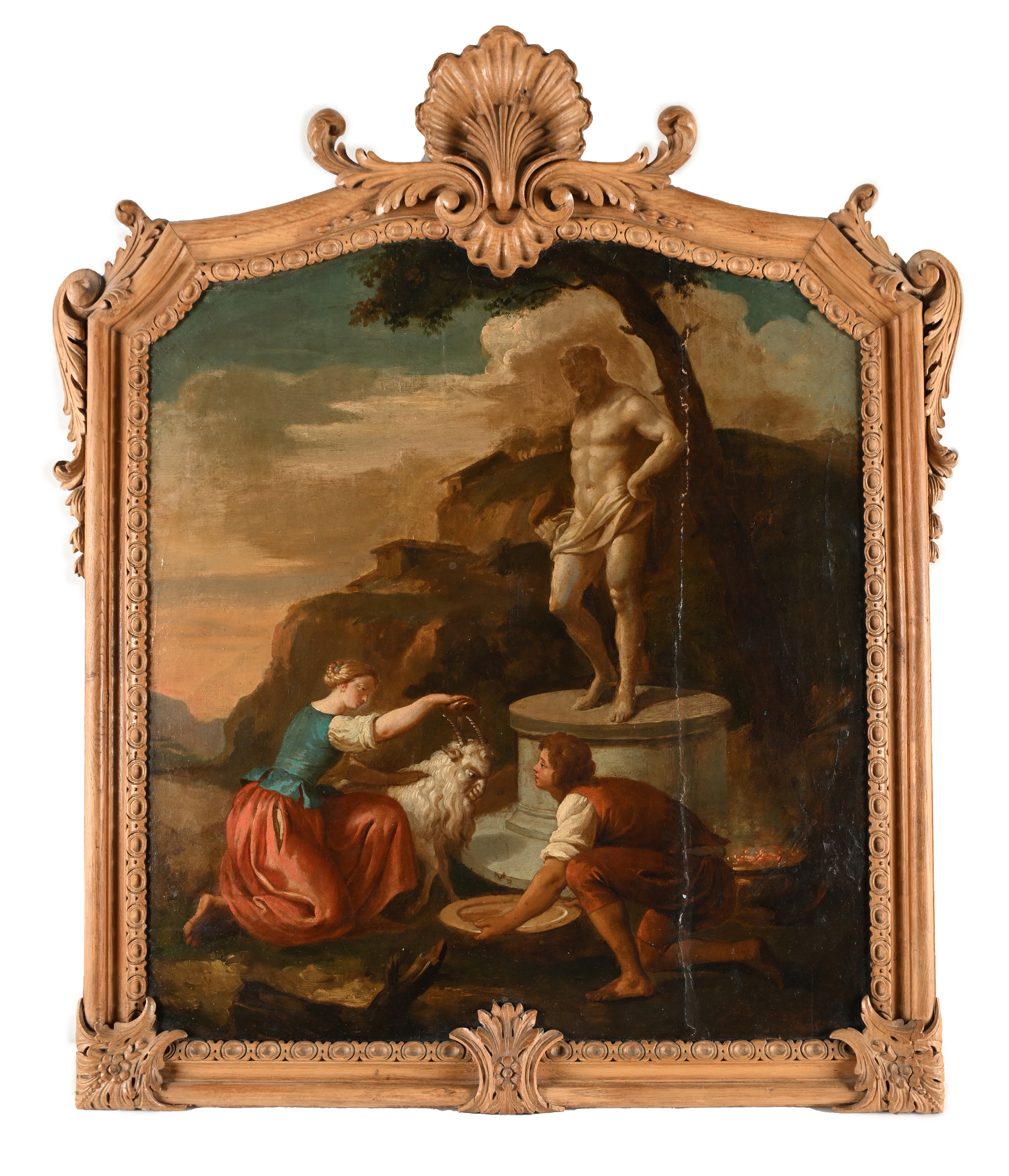 Scuola Veneta del XVIII Secolo - Coppia di Scene Mitologiche