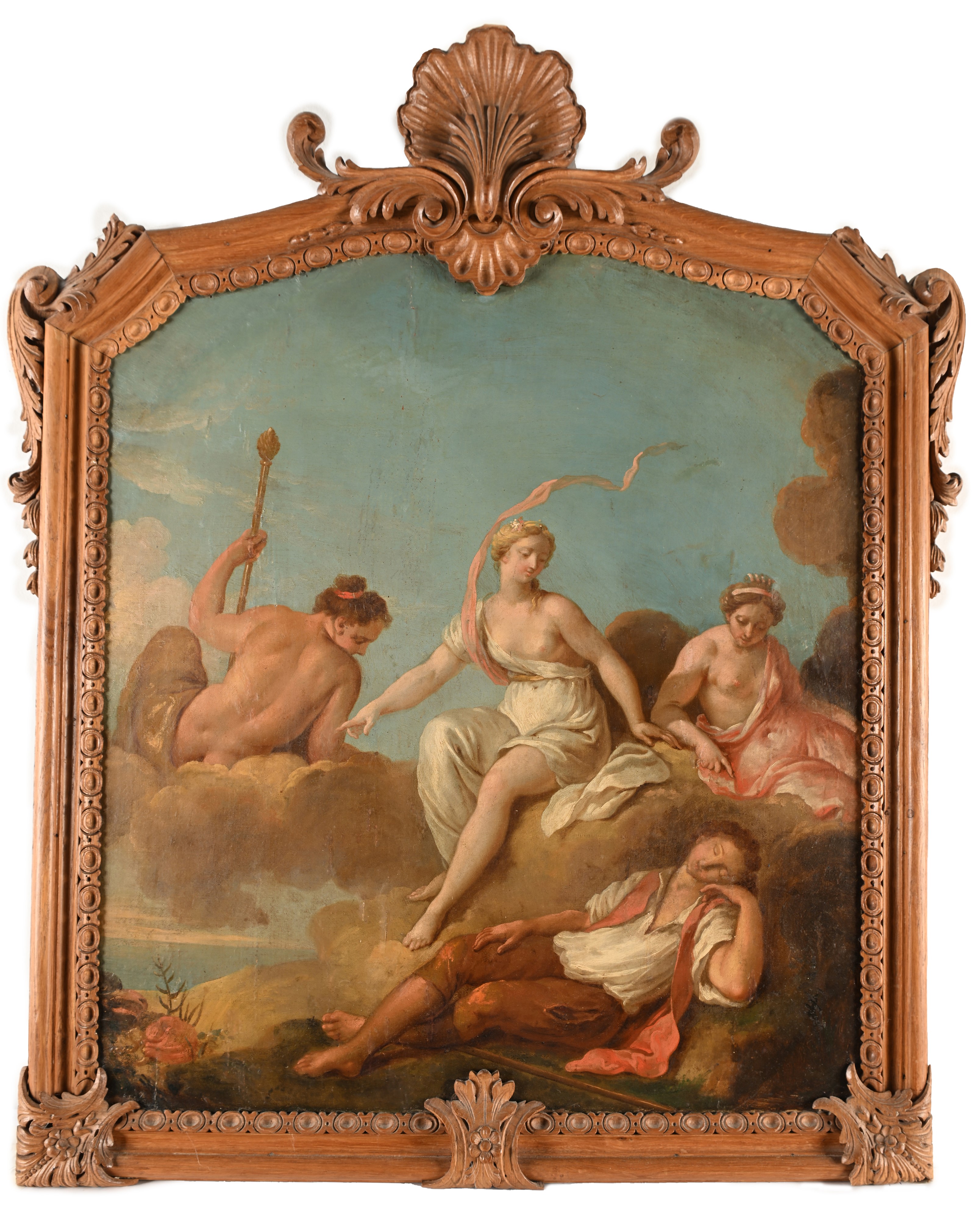 Scuola Veneta del XVIII Secolo - Coppia di Scene Mitologiche
