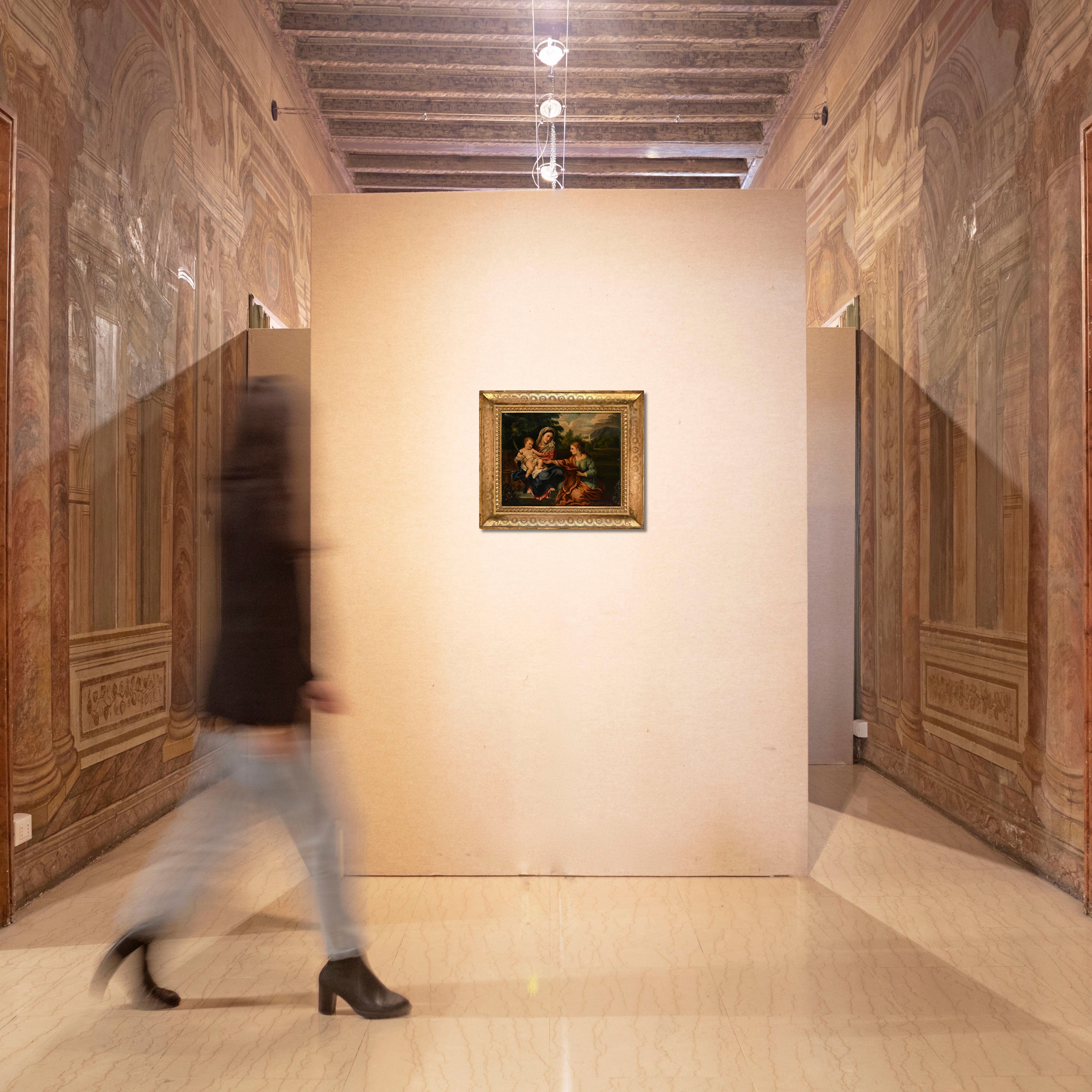 Scuola Veneta del XIX Secolo - Santa Martina con Madonna e Bambino