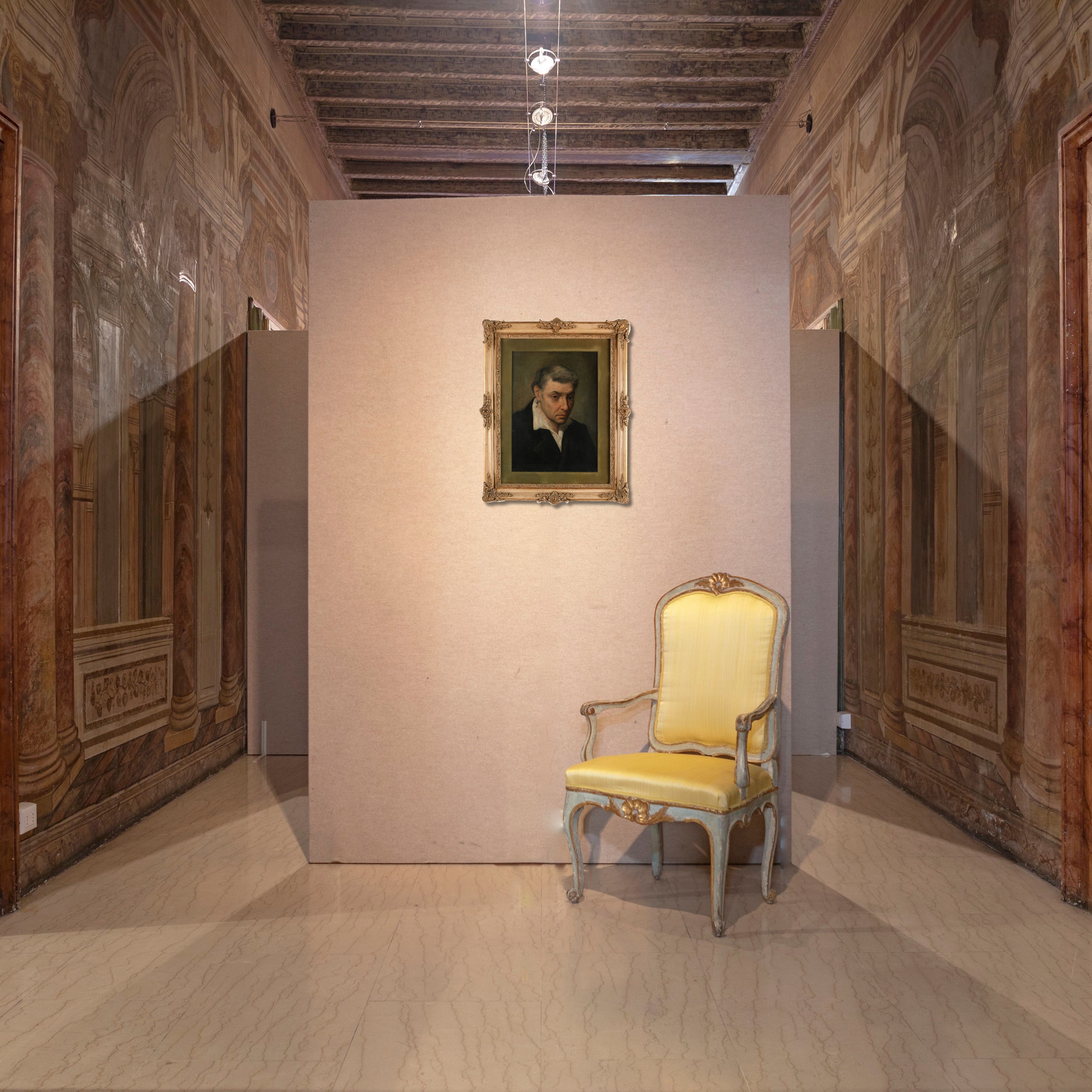 Pittore del XIX Secolo - Ritratto di Uomo