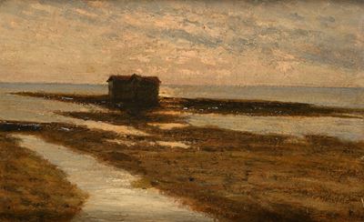 Luigi Steffani Tramonto in Laguna