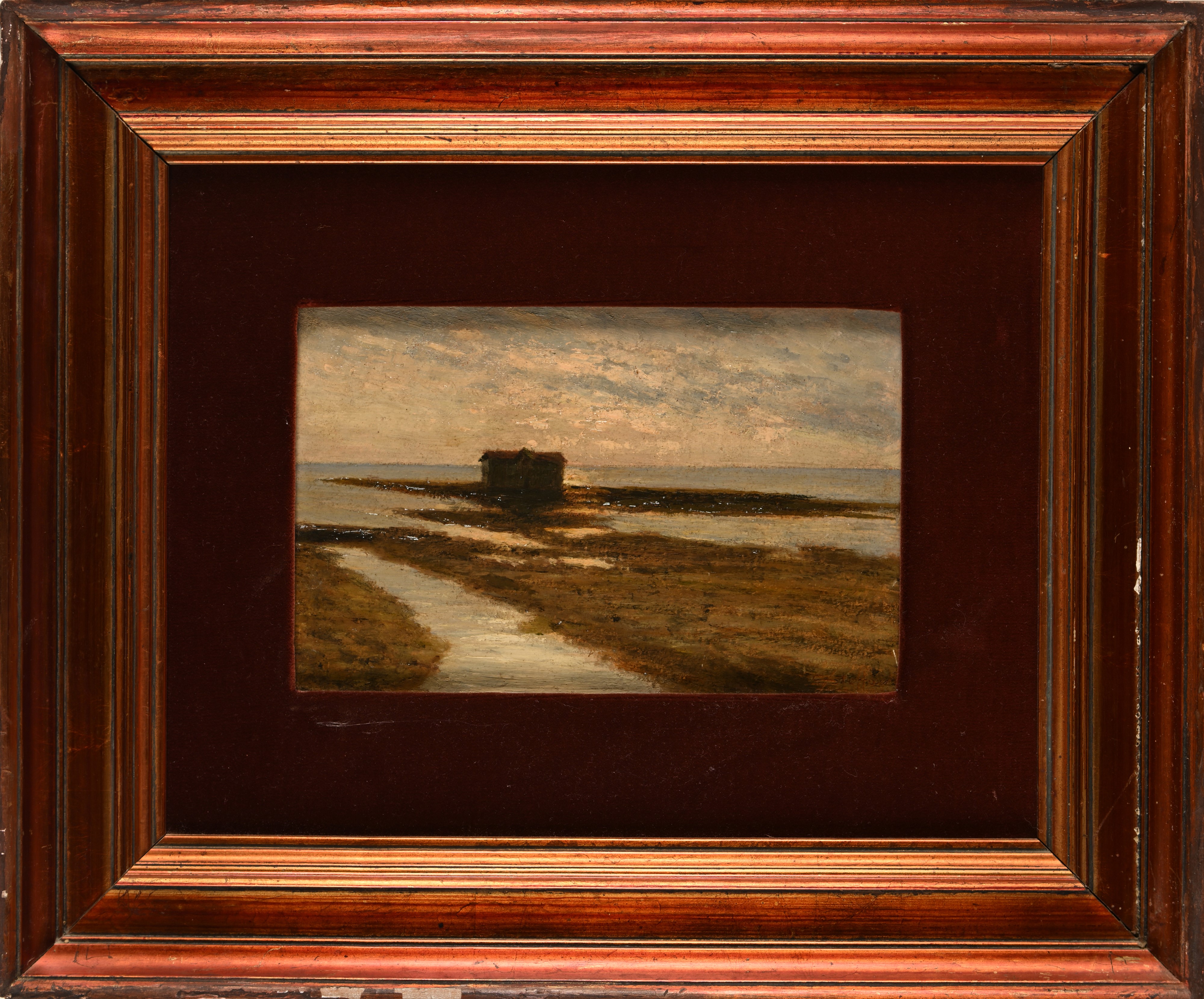 Luigi Steffani Tramonto in Laguna