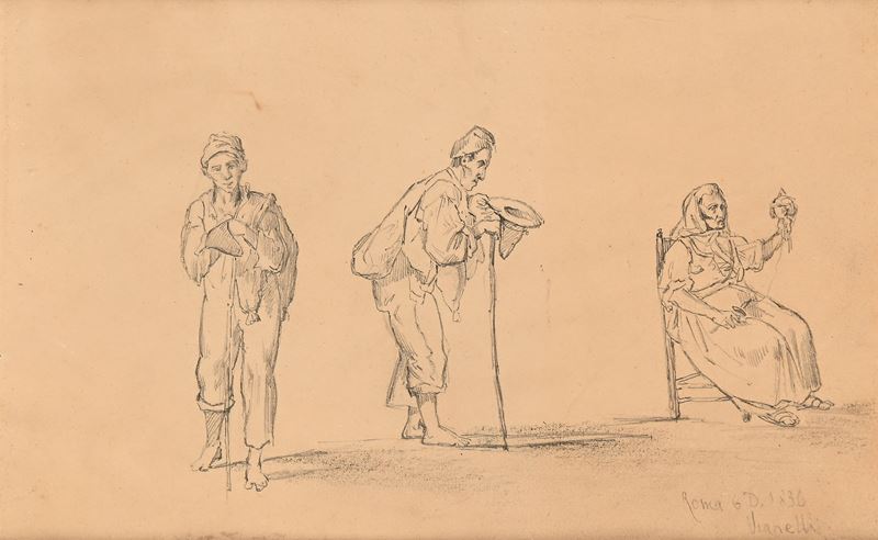 Achille Vianelli - Studio di Figure