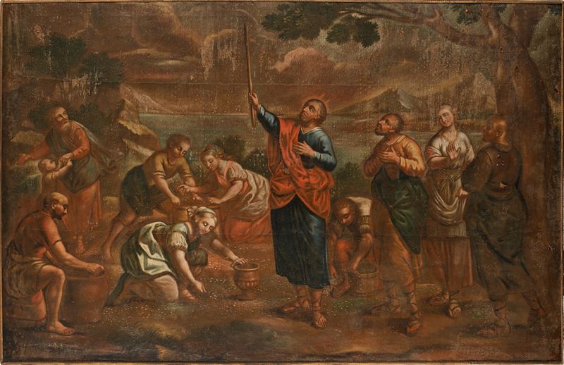 La raccolta della Manna