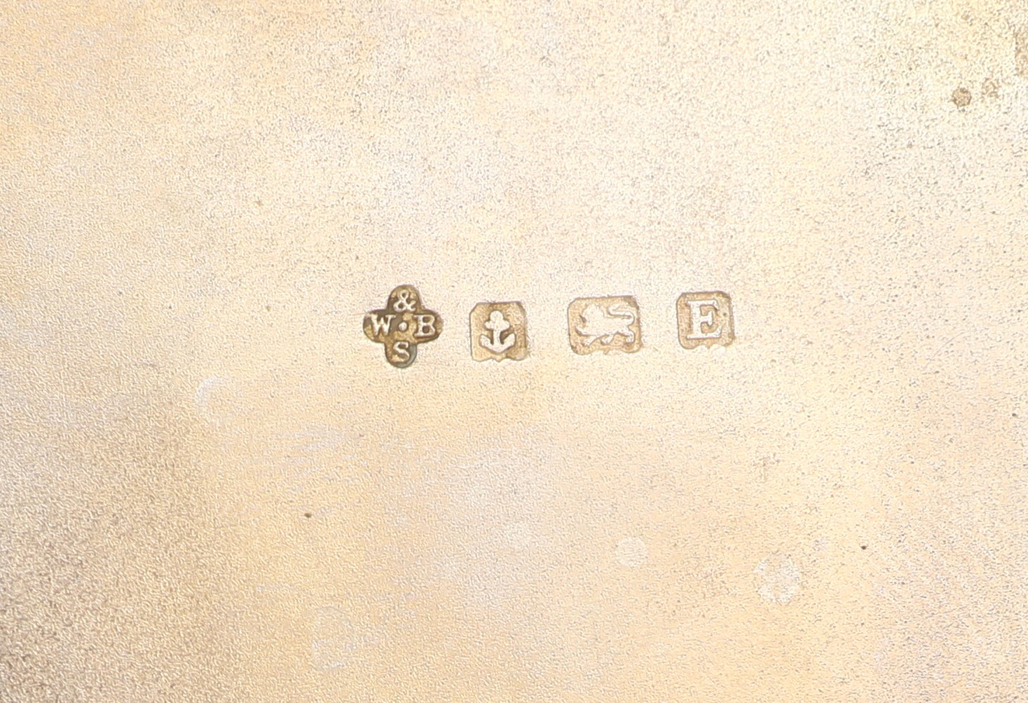 Portasigarette in argento Birmingham, 1930