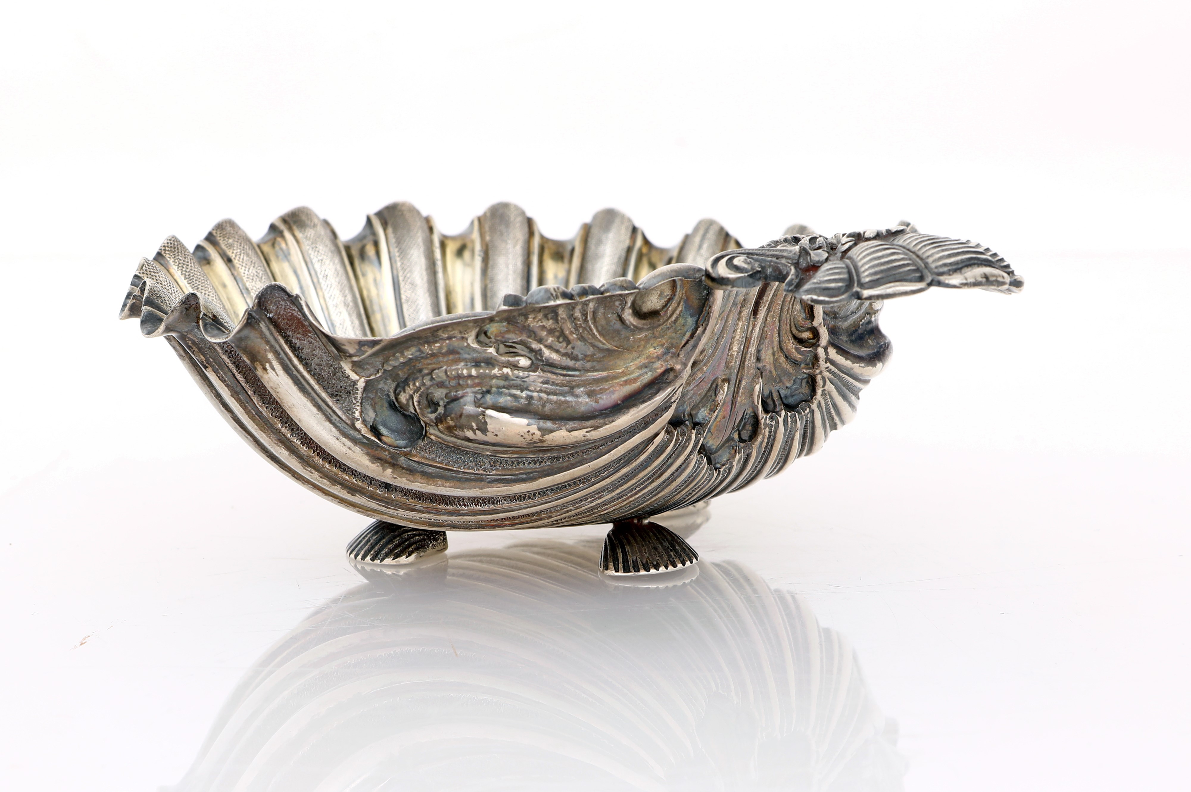 Coppetta in Argento Sterling a Forma di Conchiglia
