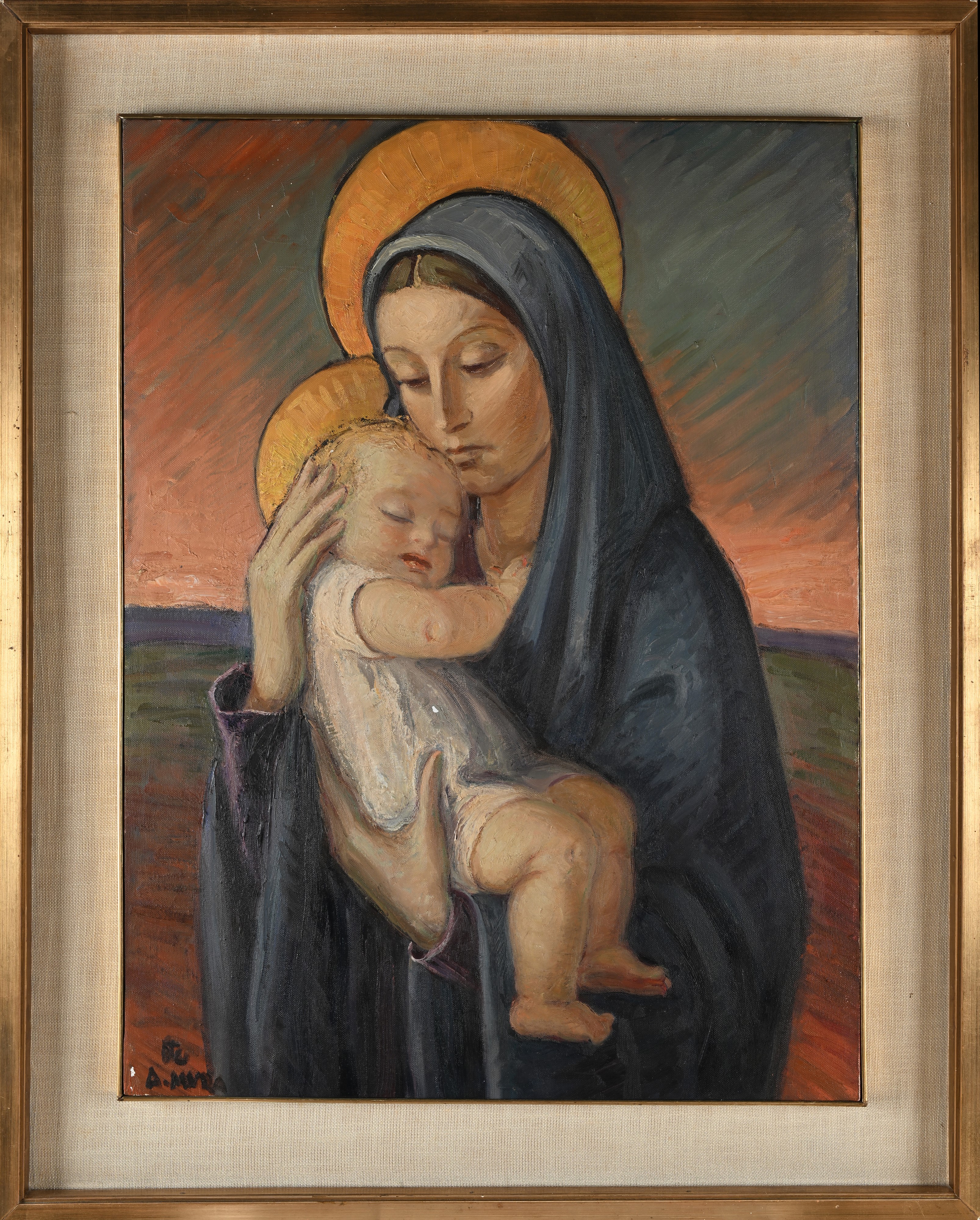 Antonio Mura - Madonna con Bambino