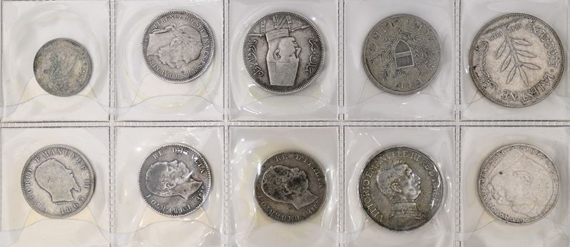 Lotto Monete D'argento Regno D'italia (vittorio Emanuele II, Umberto i e Vittorio Emanuele III) e...