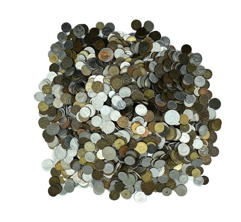 Lotto Monete di Metallo Vile