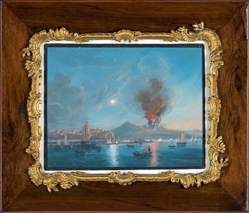 Scuola Napoletana del XIX Secolo - Golfo di Napoli