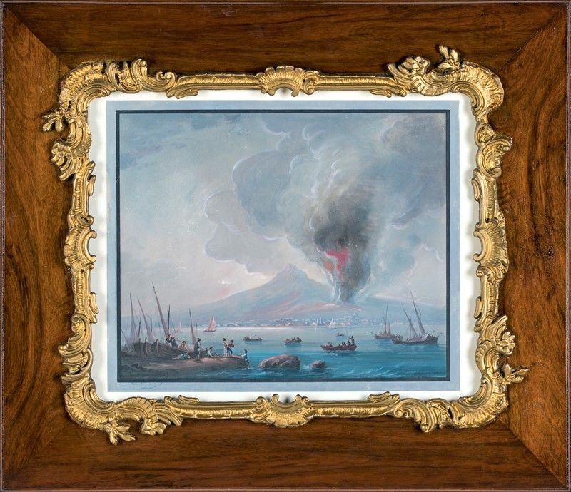 Scuola Napoletana del XIX Secolo - Golfo di Napoli