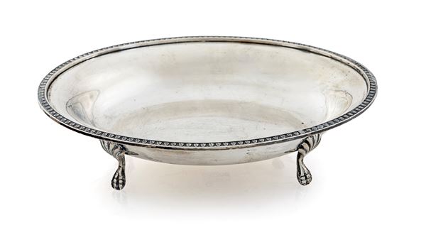 Vaschetta ovale in argento 800/000, Bosisio Bergamo