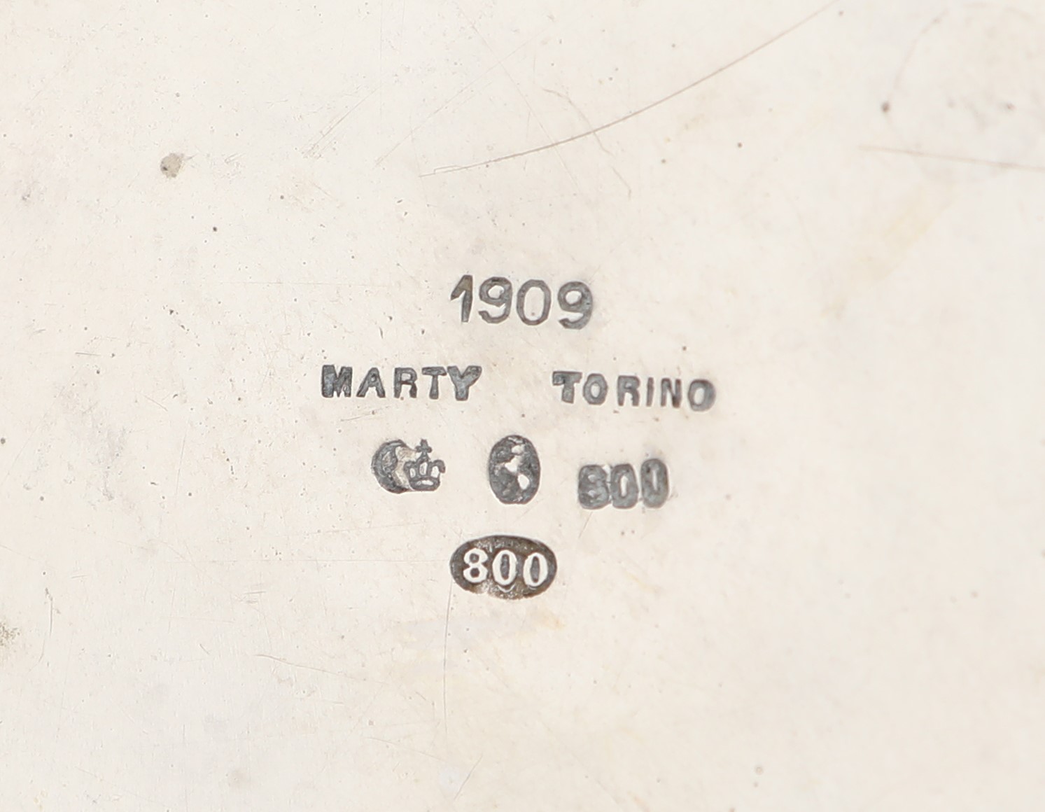 Teiera e Lattiera in Argento 800/000, Marty Torino