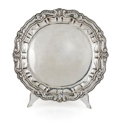 Piatto Circolare in Argento 800/000