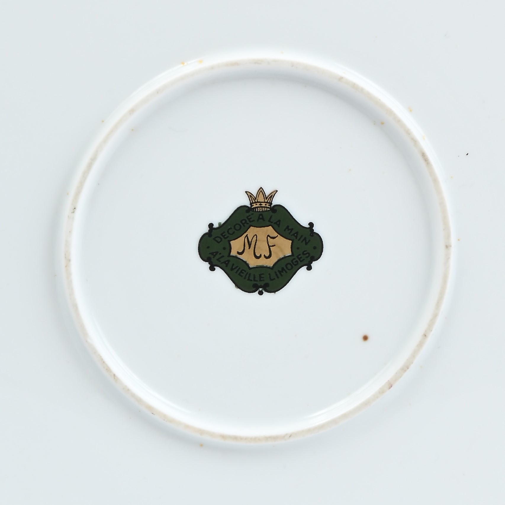 Coppia di Svuotatasche in Porcellana di Limoges, Francia