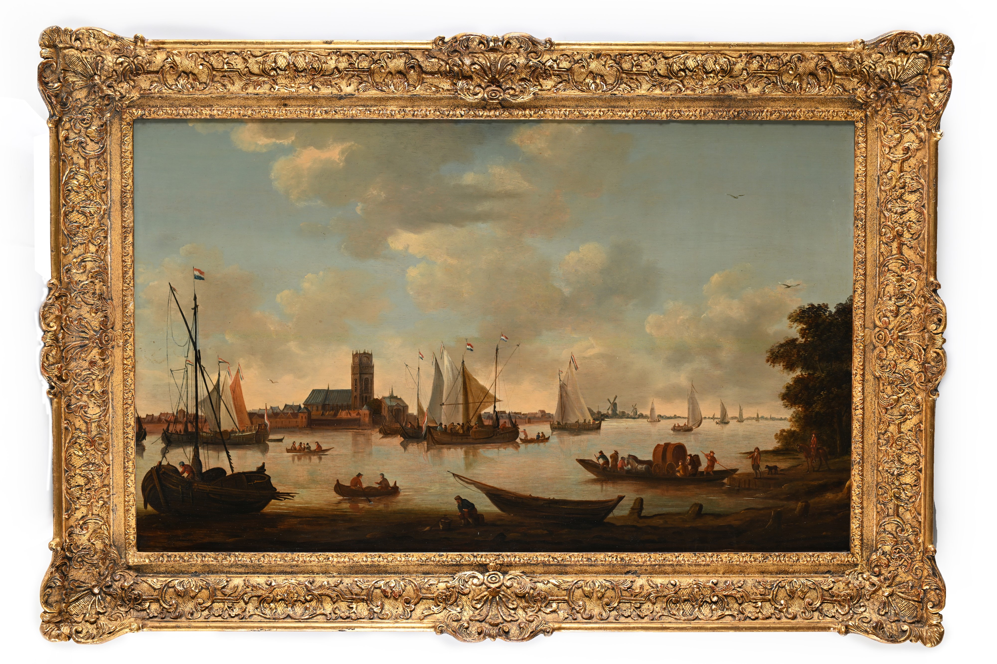 Hendrick De Meyer i - Vista di Dordrecht dal Fiume Maas