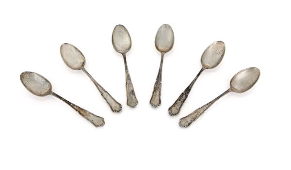 Sei cucchiaini da caffè