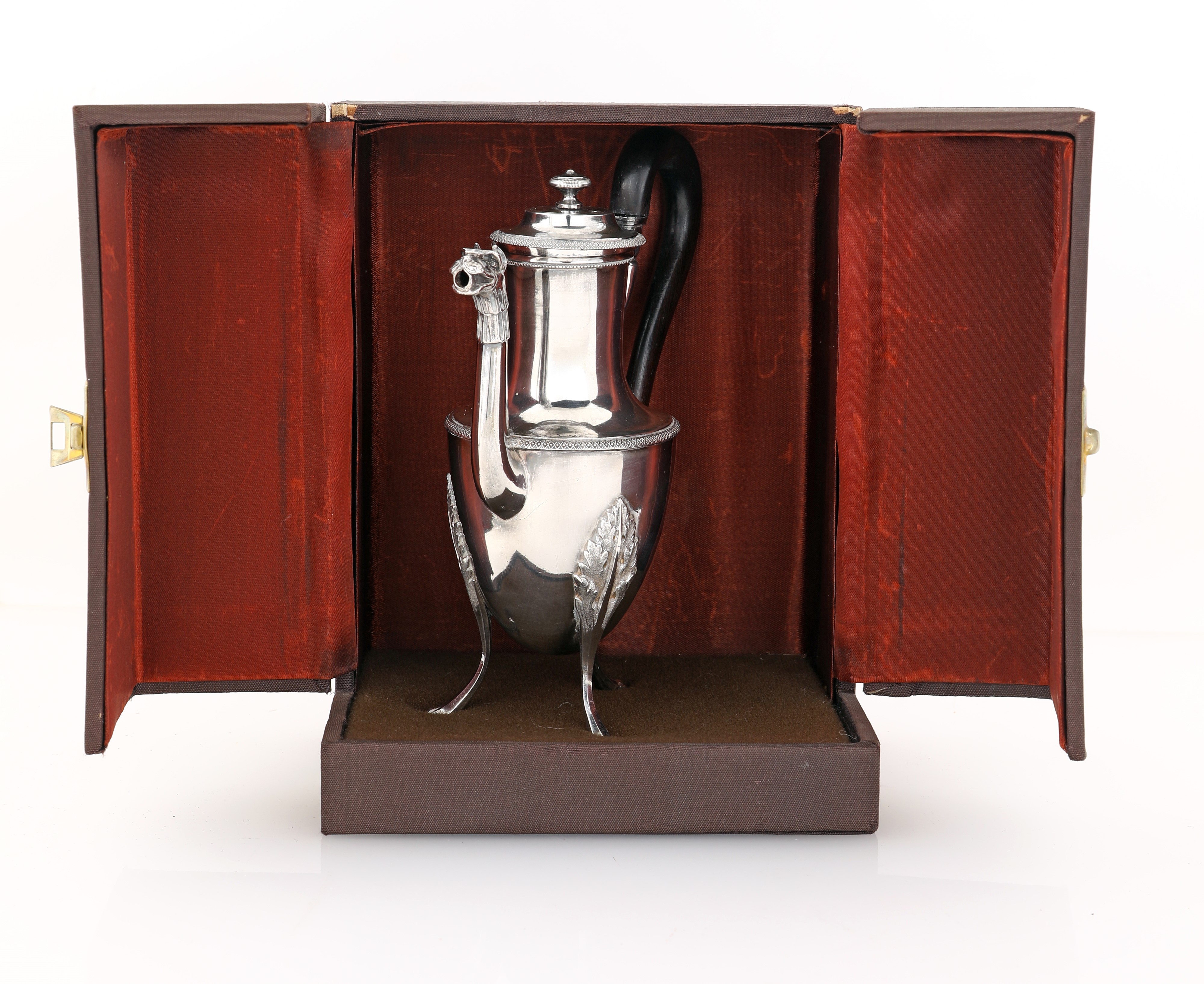 Caffettiera Egoiste in Argento 925/000, Parigi 1789, Argentiere Nicolas Caillenzen