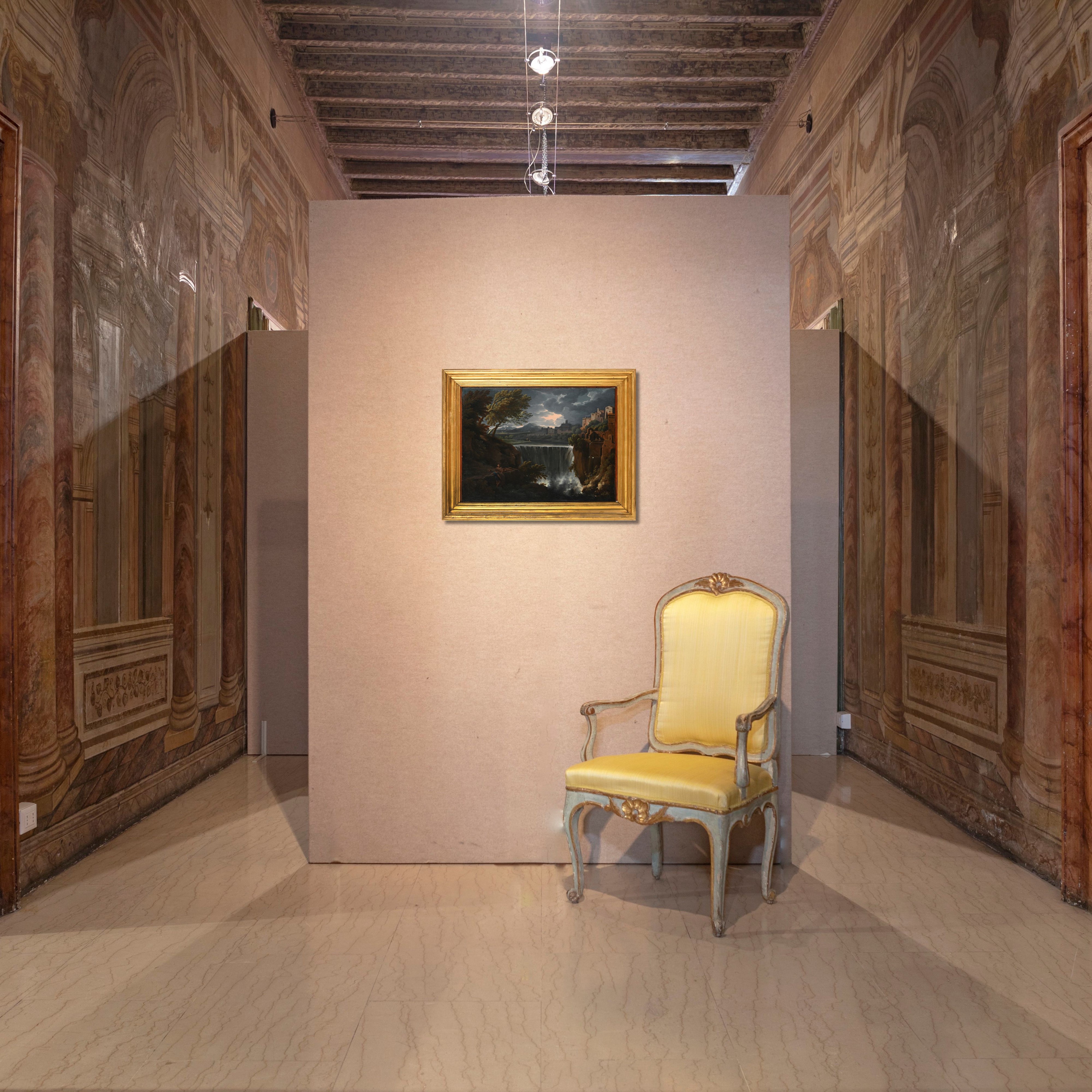 Veduta con le cascate di Tivoli