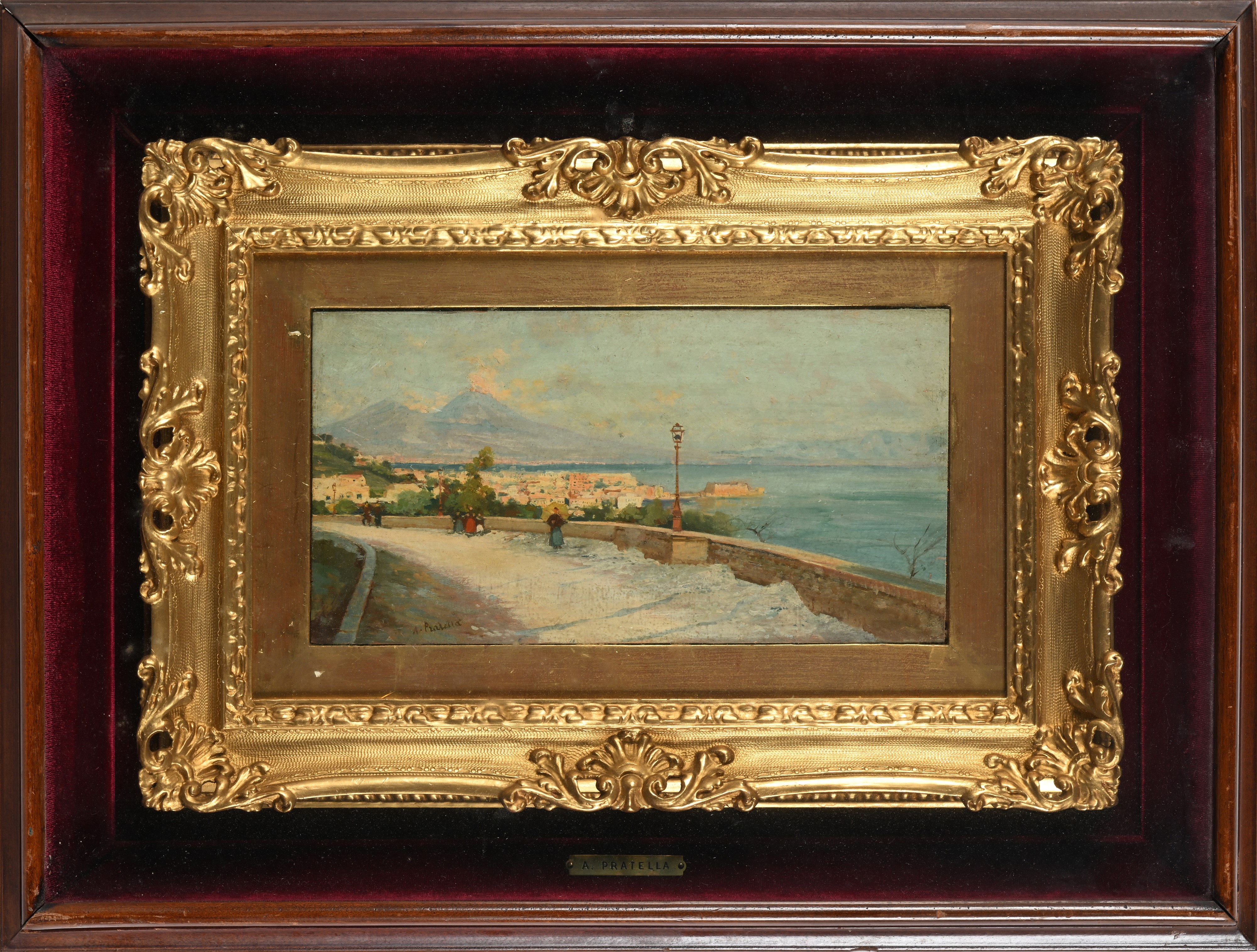 Attilio Pratella - Napoli - Panorama da Via Tasso