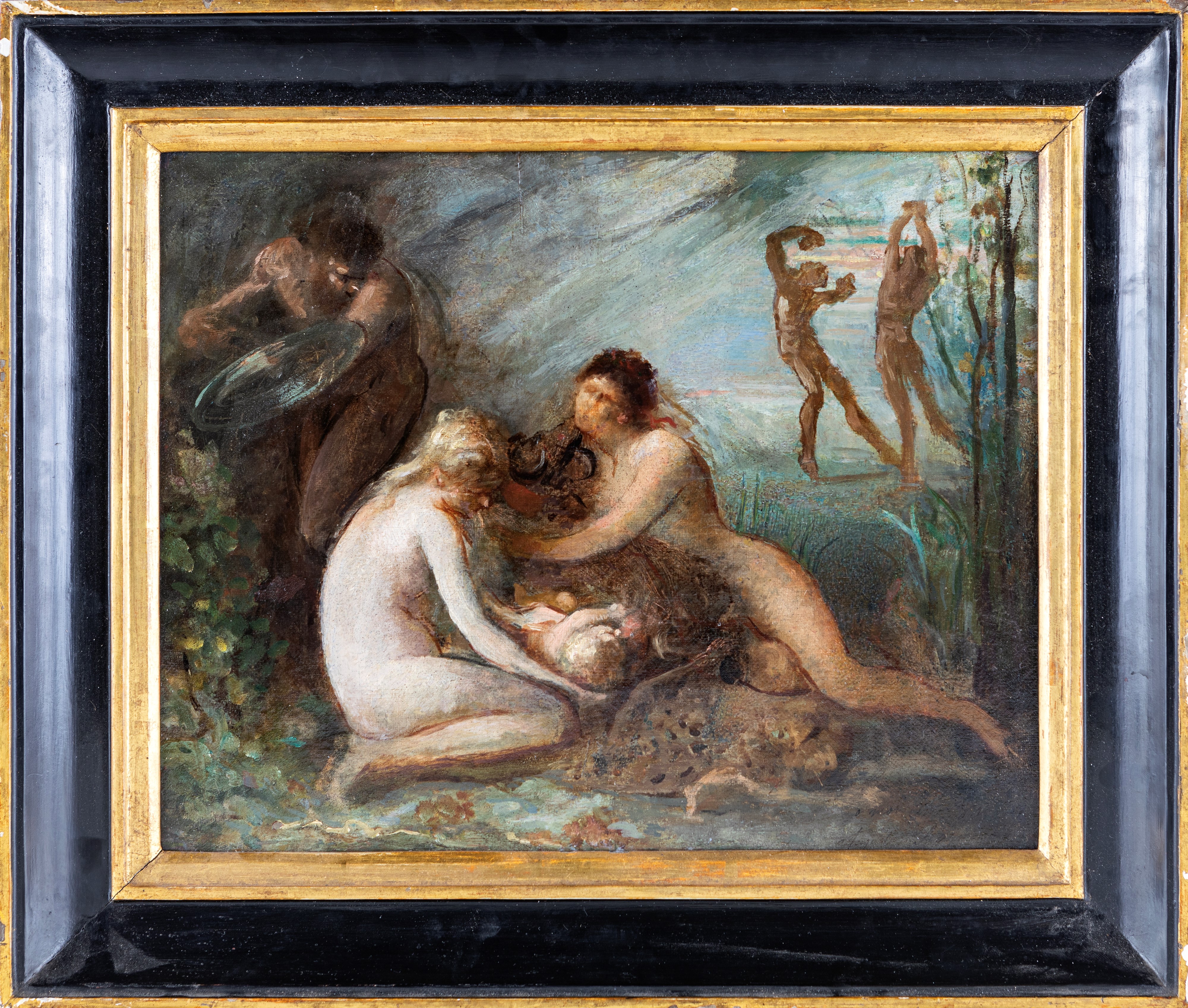 Raymond Auguste Quinsac Monvoisin - Bozzetto per Ercole e le Naiadi
