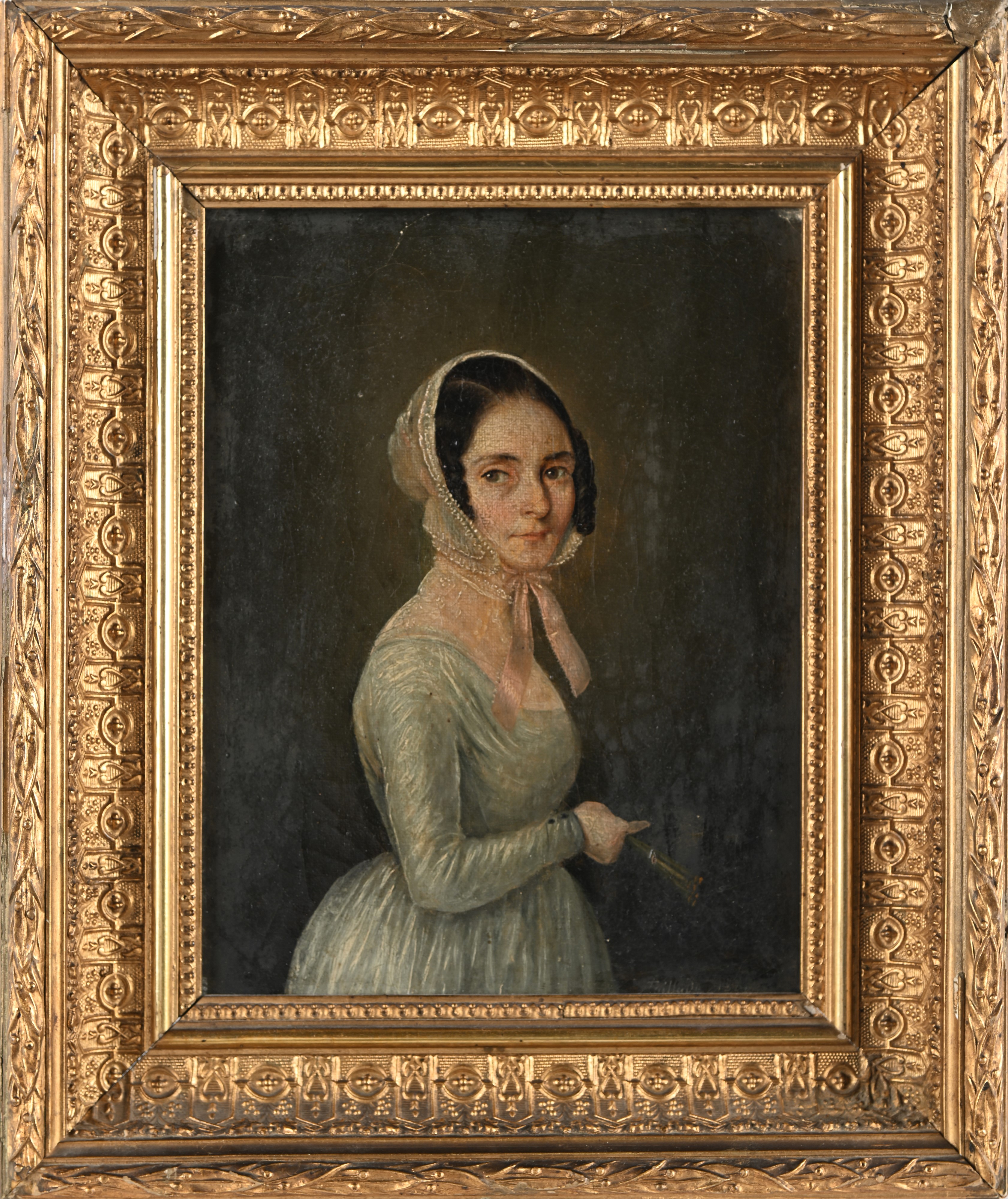 Scuola Francese del XIX Secolo - Ritratto di Gentildonna