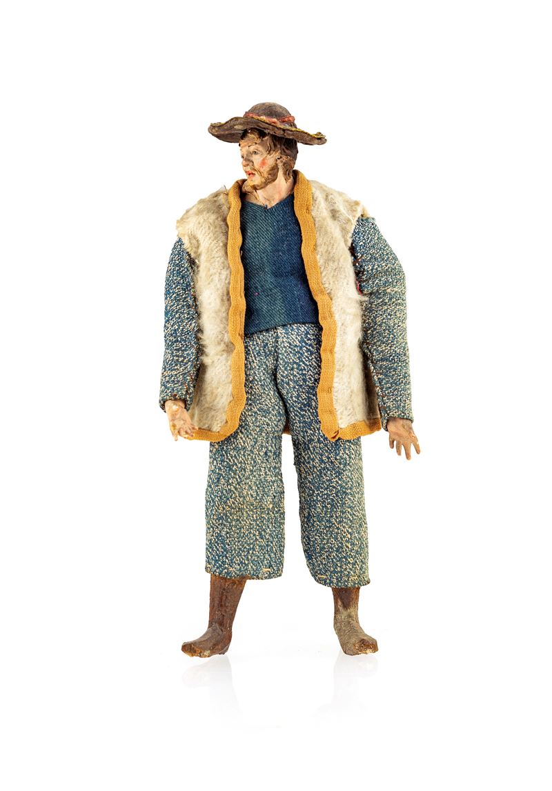 Rustico con Barba, Gilet e Cappello