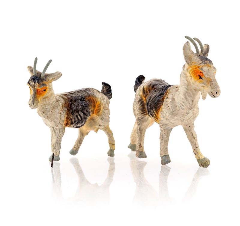 Due Caprette in Terracotta