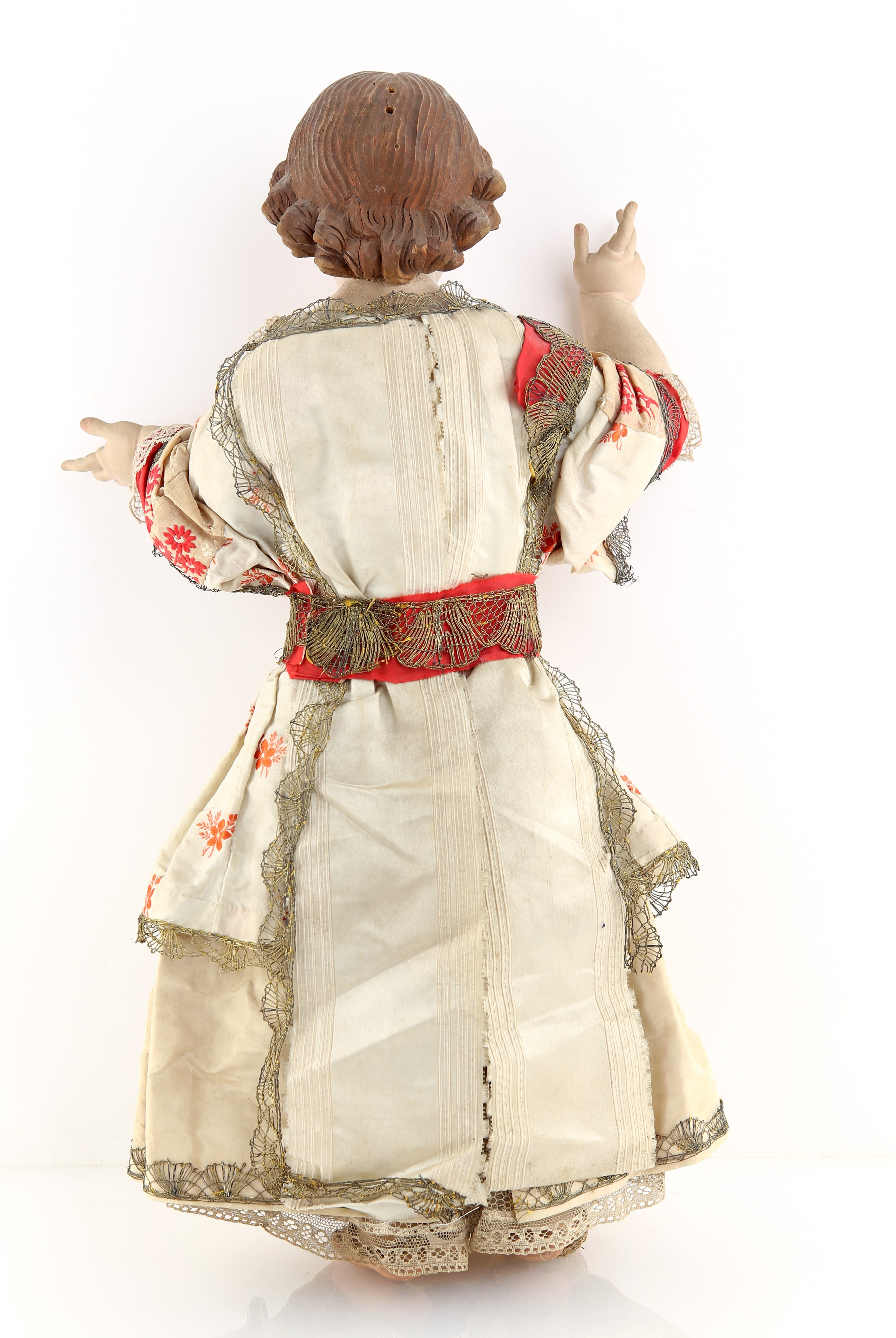 Bambinello della Strenna in legno laccato, XIX secolo