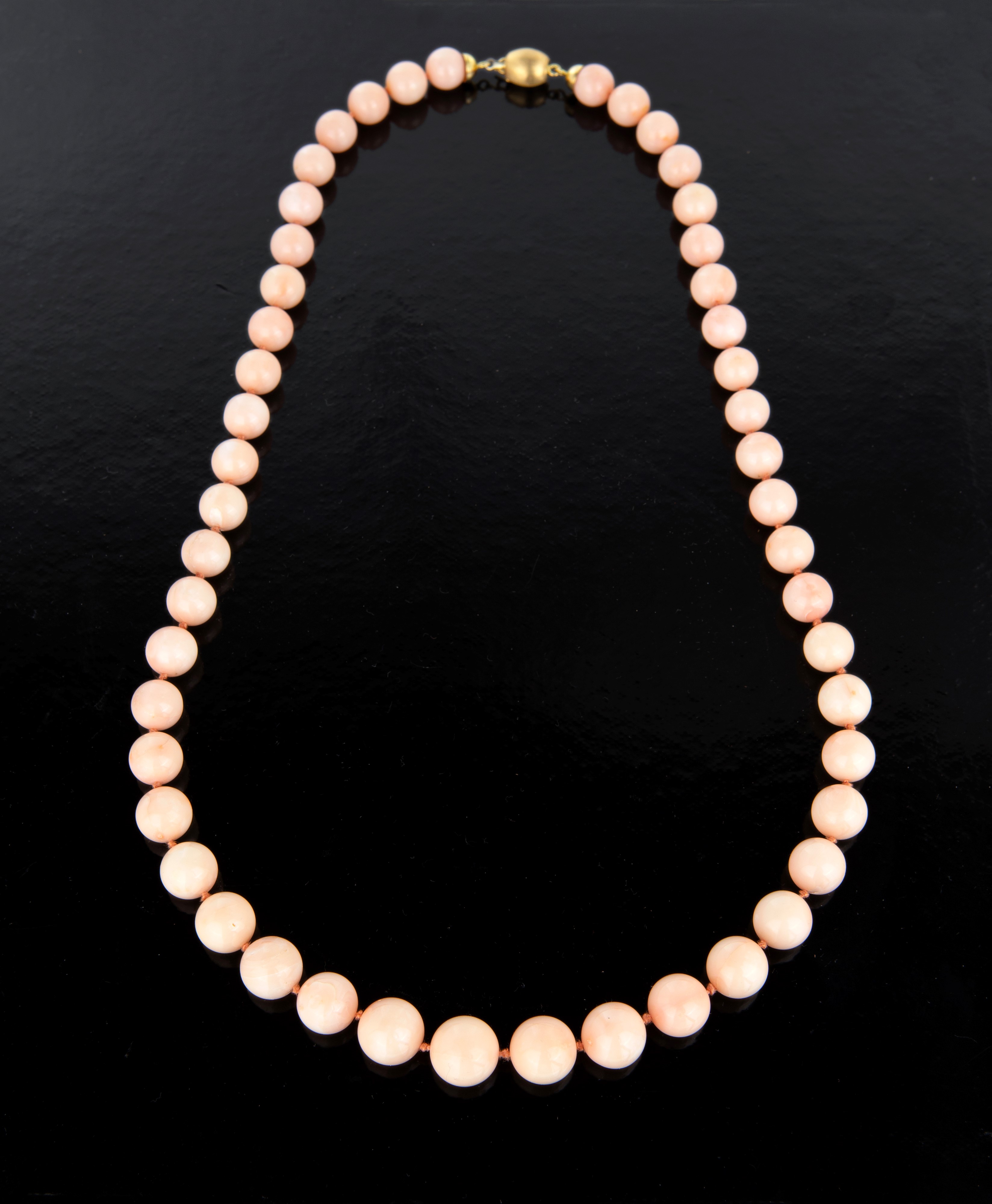 Collana in Corallo Rosa e Oro