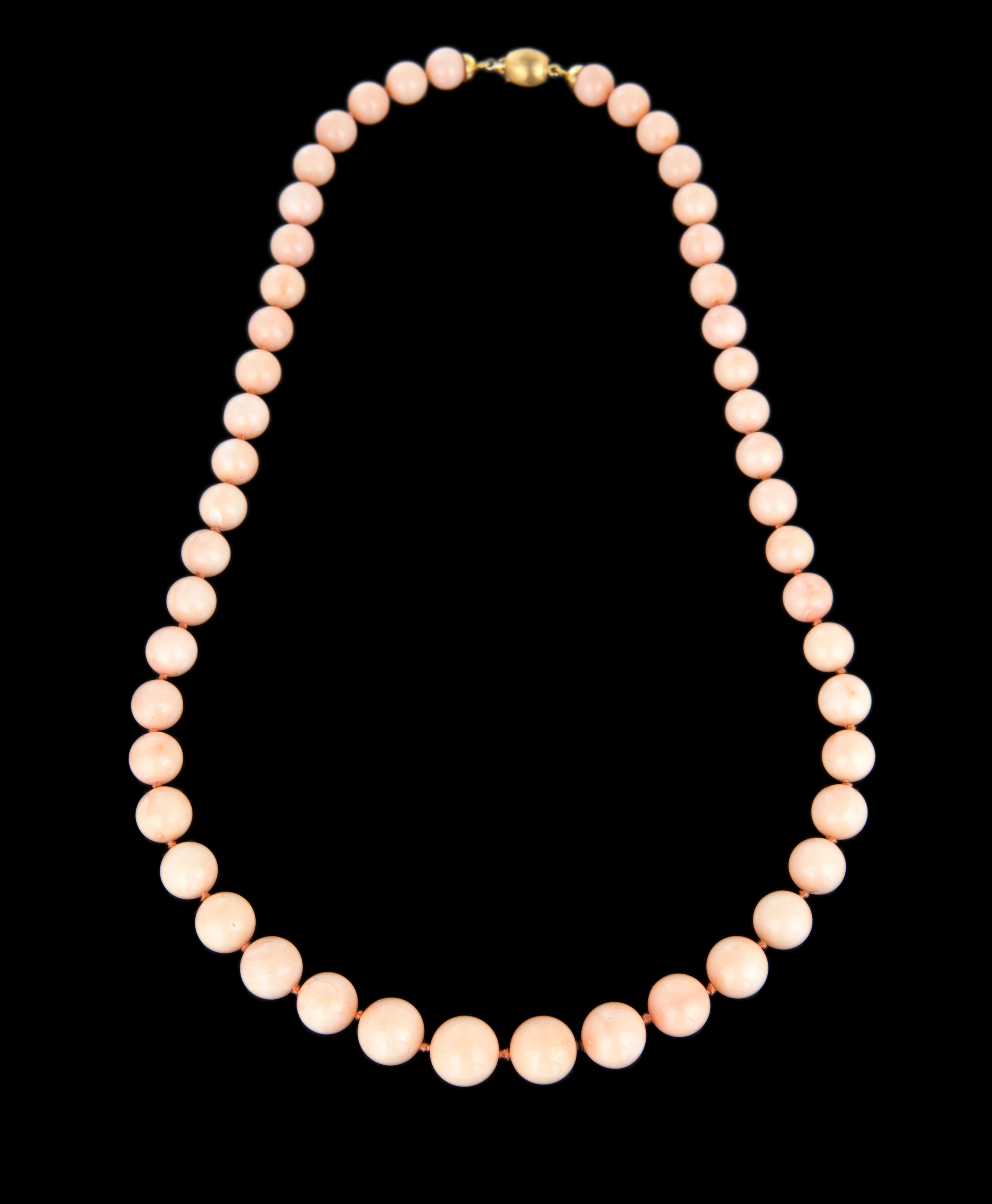 Collana in Corallo Rosa e Oro