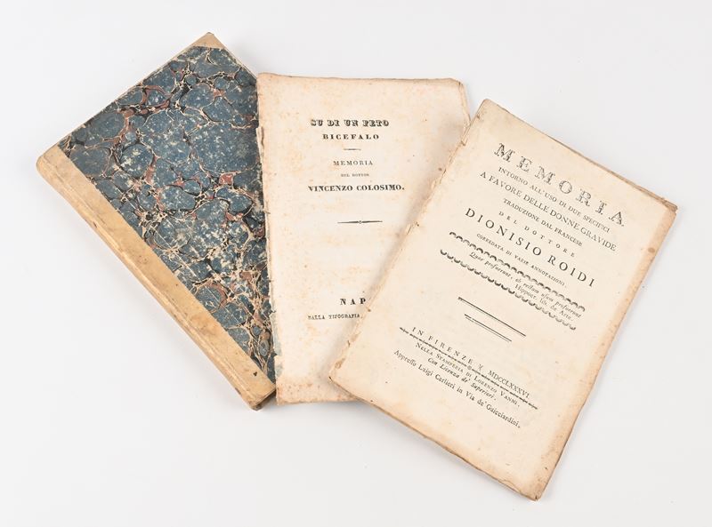 Leopoldo Uguccioni - Elementi di anatomia esterna. Carli e Comp., Firenze 1813 / Insieme a 2 opus...