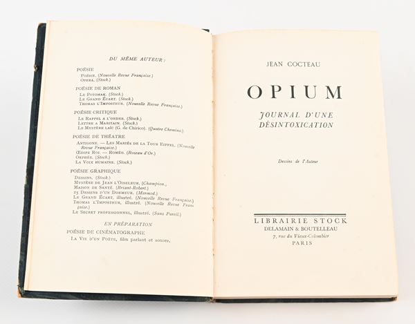 Jean Cocteau - Opium. Journal d'une Désintoxication. Dessins de l'auteur