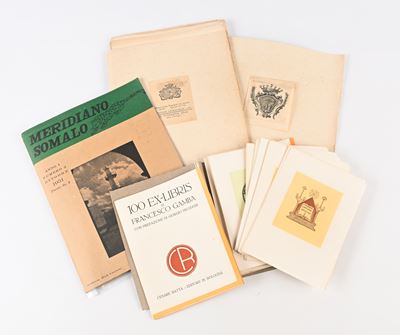 125 Ex Libris di Francesco Gamba. con Prefazione di Giorgio Nicodemi. Esemplare Privo di Copertin...