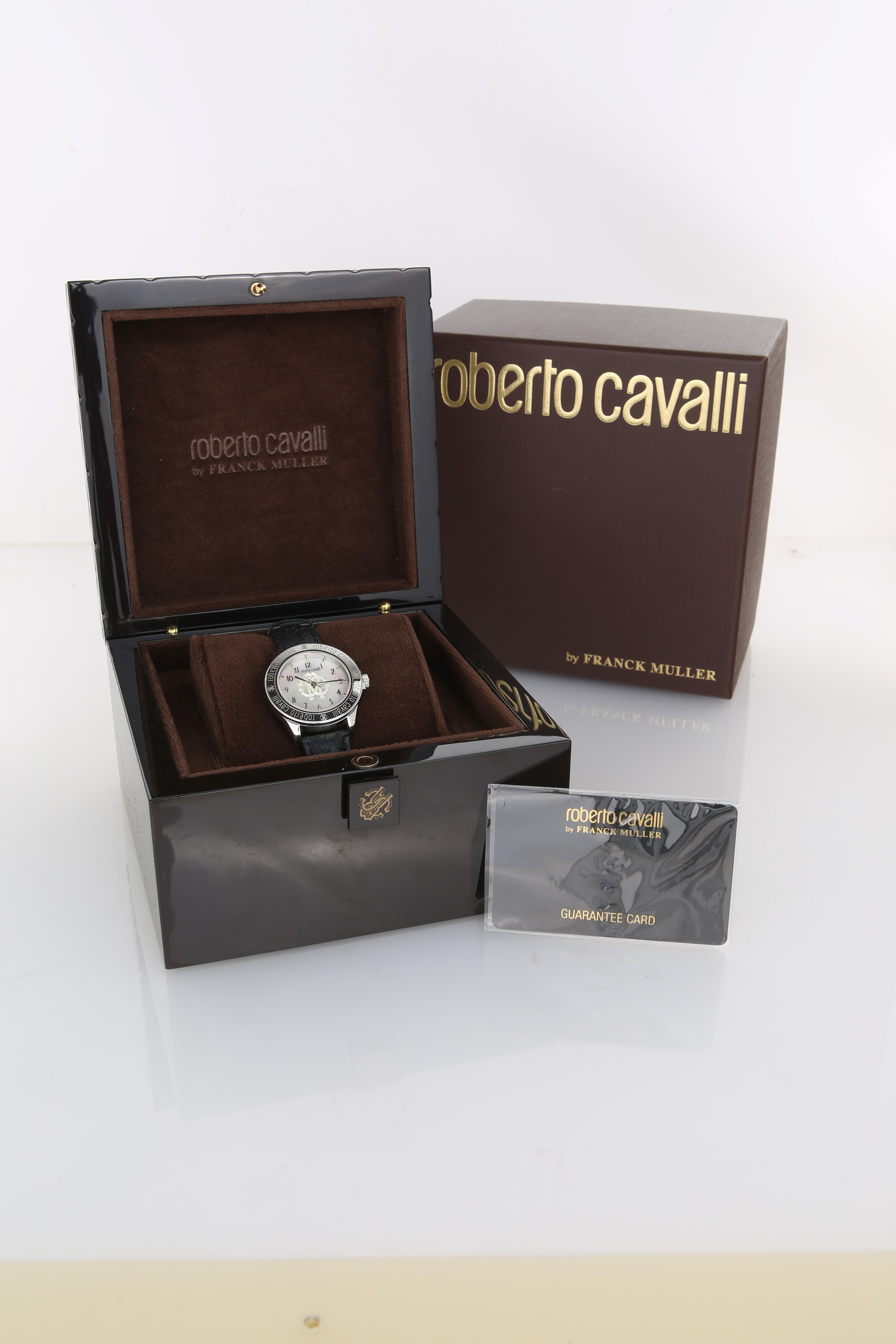 Franck Muller per Roberto Cavalli (1L002) - Orologio da polso al quarzo da uomo in acciaio con qu...