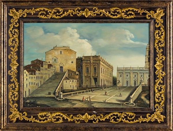 Pittore del XX secolo - VEDUTE DI ROMA