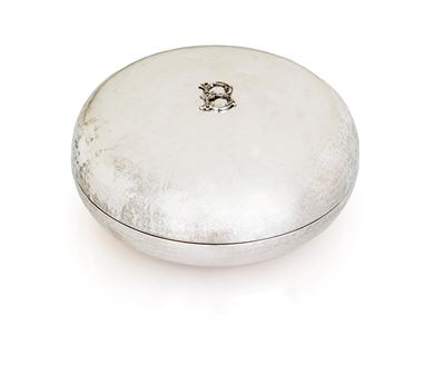 Scatola Circolare in Argento Sterling, Federico Buccellati