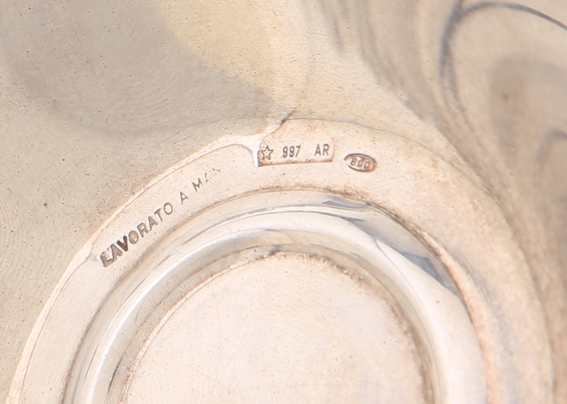 Alzatina in Argento 800/000 Lavorato a Mano