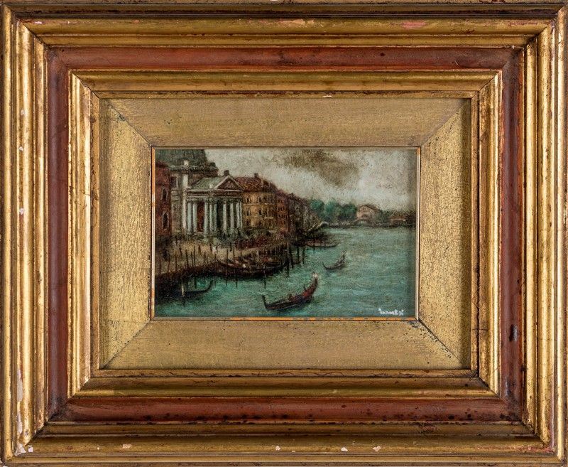 Pittore del XIX/XX Secolo - Scorcio di Venezia