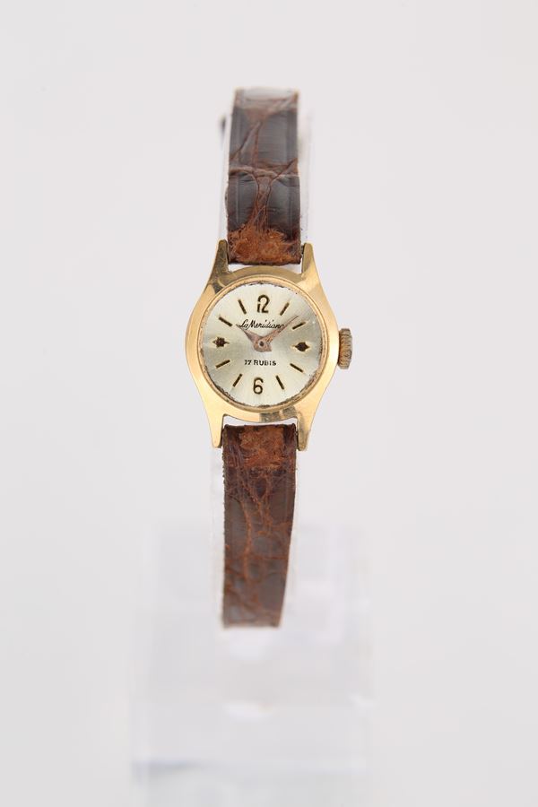Le Meridiane - Orologio da polso a carica meccanica da donna in oro 750/000