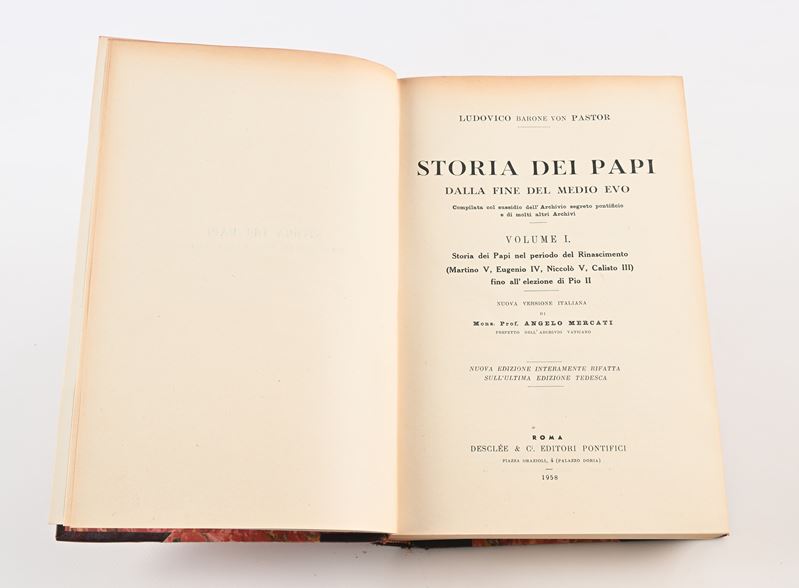 Ludovico Von Pastor - Storia dei Papi Dalla fine del Medioevo Compilata col sussidio dell'Archivi...