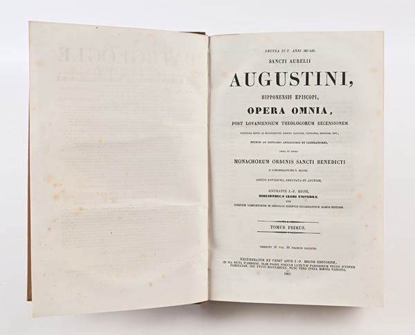 Sancti Aurelii Agustini - Opera Omnia Post Lovanensium Theologorum Recensionem. Patrologiae Latinae Cursus Completus Tomus XXXII-XLVII