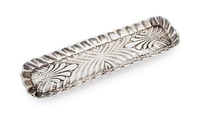 Vassoietto Portapenne in Argento, Birmingham 1885