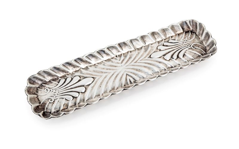 Vassoietto Portapenne in Argento, Birmingham 1885